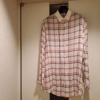 カルヴェン(CARVEN)のカルヴェン総柄トリコロールコットンチェックシャツ(シャツ)