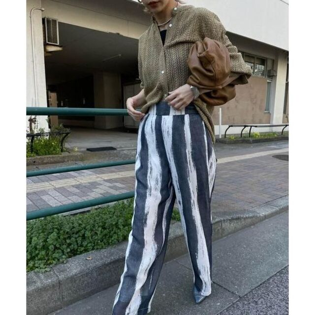 Ameri┊PAINT STRIPE RELAX PANTS