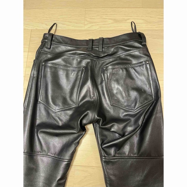 安い最新品 2275 カドヤ KADOYA 秋冬モデル LEATHER SLIM PANTS レザー