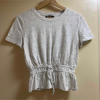 ザラ(ZARA)のZARA ドット　Tシャツ(Tシャツ(半袖/袖なし))