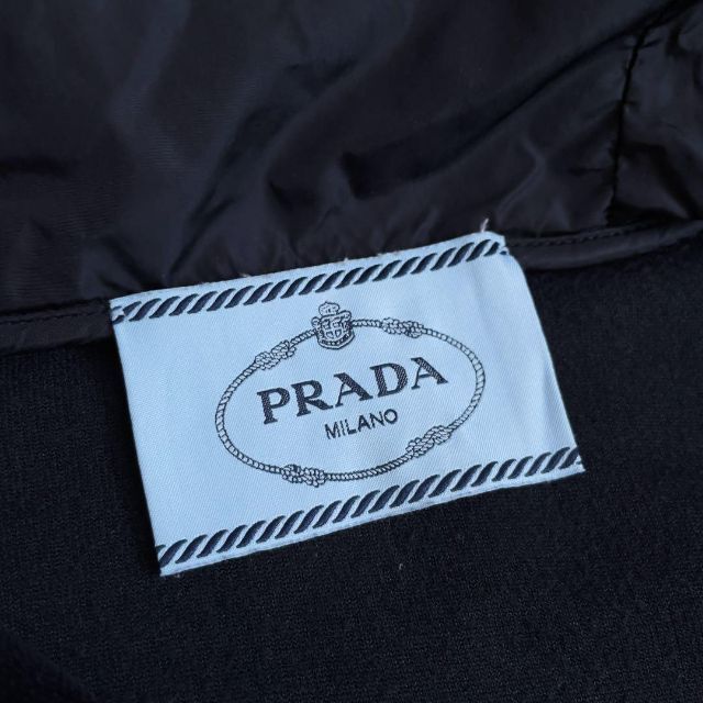 PRADA(プラダ)の【PRADA】17AWベルベットジップアップパーカー レディースのトップス(パーカー)の商品写真