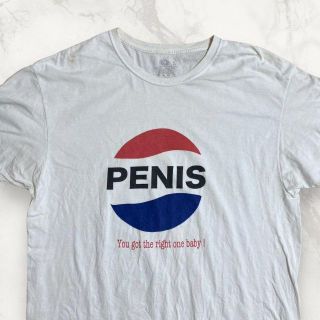 HLB FRUIT ビンテージ ペプシ　ペニス　PENIS　ネタ　ロゴ Tシャツ(Tシャツ/カットソー(半袖/袖なし))