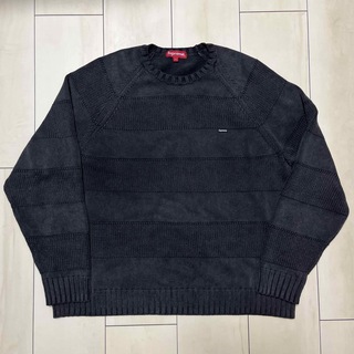 シュプリーム(Supreme)のSupreme small box stripe sweater シュプリーム (ニット/セーター)