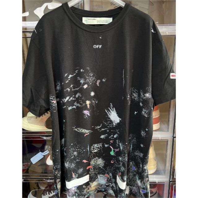 今季も再入荷 OFF WHITE オフホワイト ギャラクシー GALAXY tシャツ ad