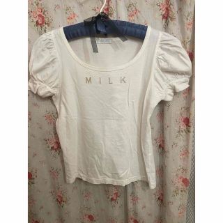 ミルク(MILK)のMILK ロゴ 半袖 Tシャツ(Tシャツ(半袖/袖なし))