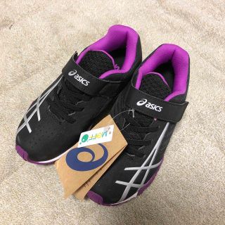 レーザービーム(LAZERBEAM（ASICS）)のたろうちゃん様専用　asics アシックス　レーザービーム 19cm 紫(スニーカー)