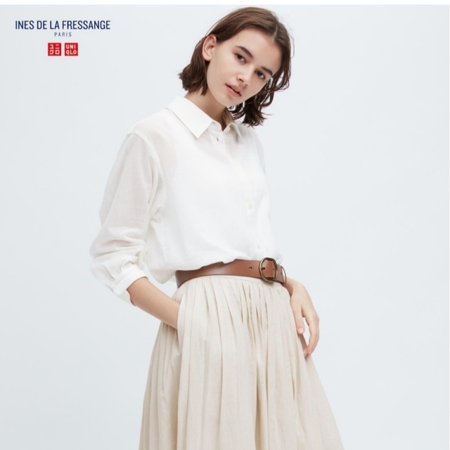 ♥️UNIQLO / INES DE LA FRESSANGE♥️シアーシャツ