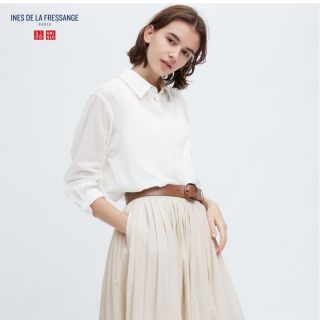 ユニクロ(UNIQLO)の♥️UNIQLO / INES DE LA FRESSANGE♥️シアーシャツ(シャツ/ブラウス(長袖/七分))