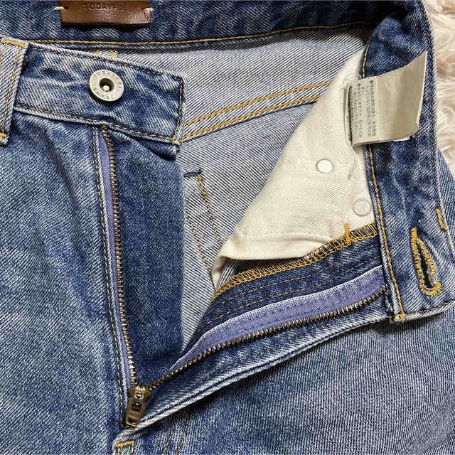 TODAYFUL(トゥデイフル)のTODAYFUL PARKERs DENIM デニムパンツ　カットオフ レディースのパンツ(デニム/ジーンズ)の商品写真