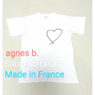 アニエスベー(agnes b.)の★最終Sale★ agnes b. フランス製 サラエボハートTシャツ(Tシャツ(半袖/袖なし))