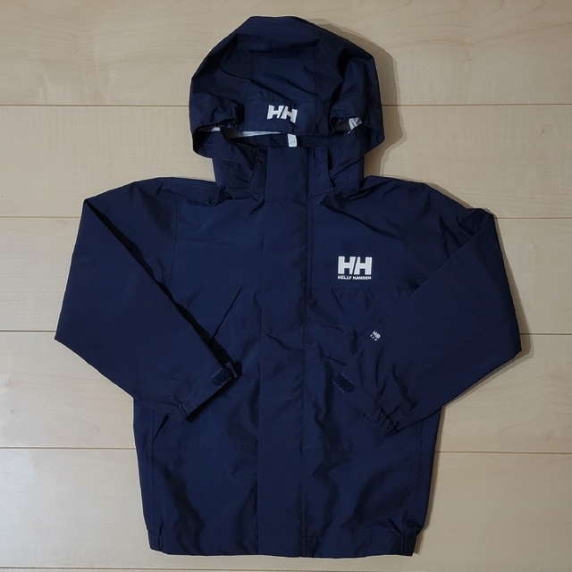 HELLY HANSEN キッズ 防水ジャケット ネイビー 120cm防水ジャケット