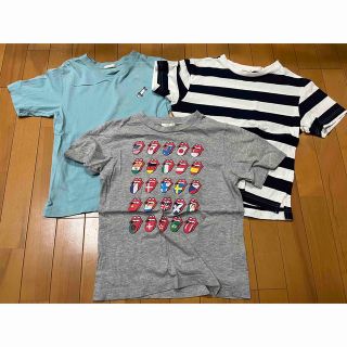 ジーユー(GU)のGU キッズTシャツ140サイズ3枚セット(Tシャツ/カットソー)