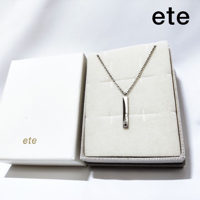 ete - 【美品】ete エテ シルバー 925 プレート ネックレスの通販 by