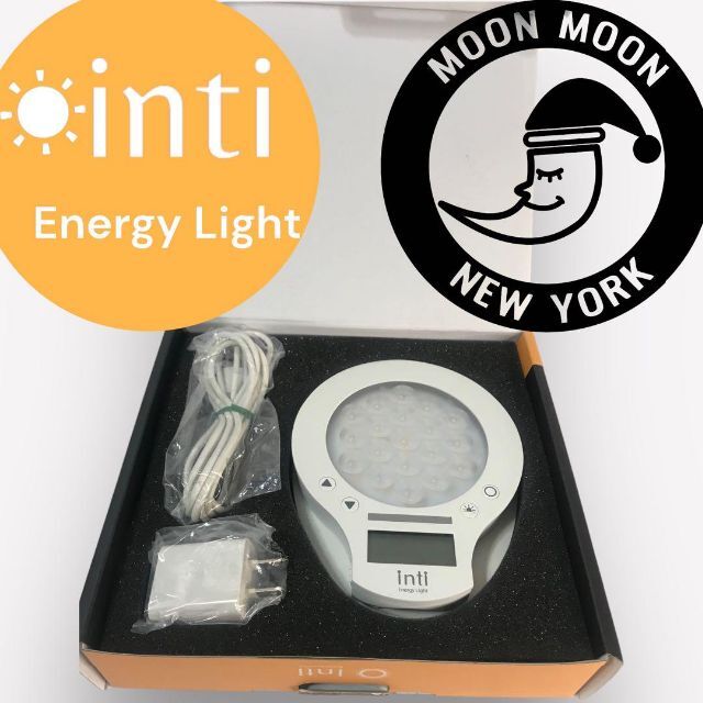 美品moonmoon inti enargylight光で起きる目覚まし時計