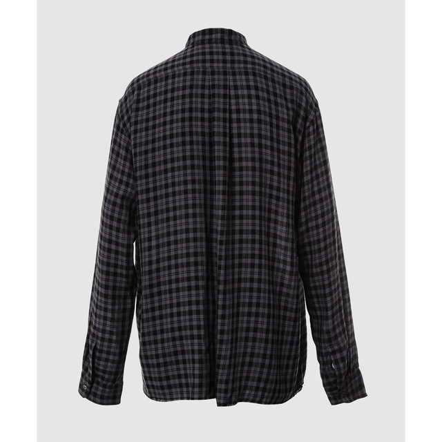 MASU ZIP-UP PLAID SHIRT