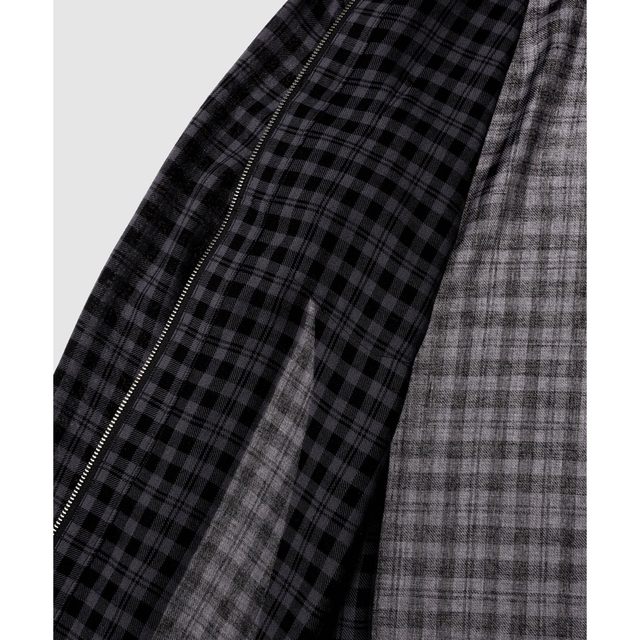 MASU ZIP-UP PLAID SHIRTの通販 by こ's shop|ラクマ