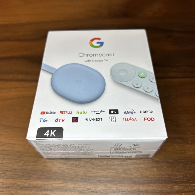 Google(グーグル)の新品・未開封 Chromecast with Google TV (4K) スマホ/家電/カメラのテレビ/映像機器(その他)の商品写真