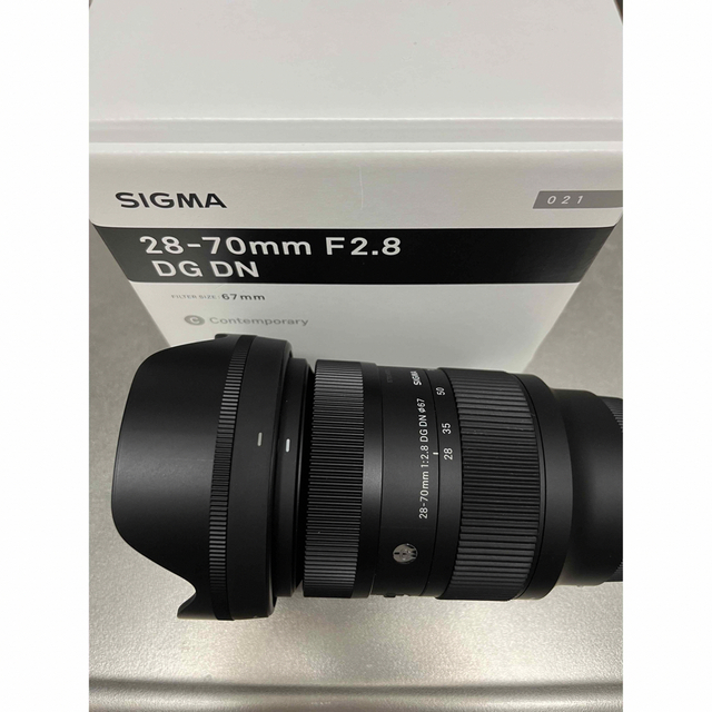 SIGMA(シグマ)のSIGMA 28-70mm Eマウント　ブラックミストプロテクター付き スマホ/家電/カメラのカメラ(レンズ(ズーム))の商品写真