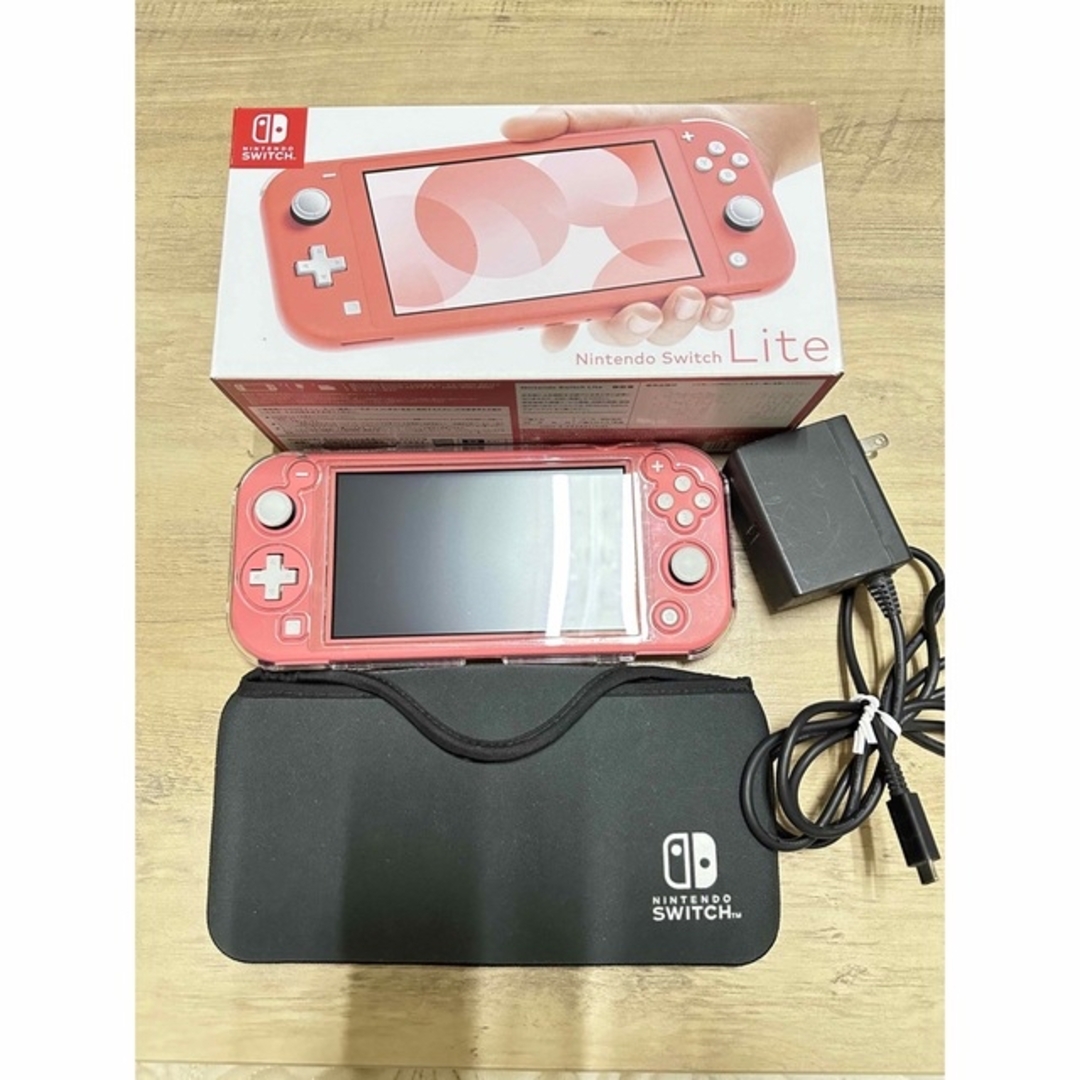 メーカー再生品】 ニンテンドースイッチライト Lite コーラル 上品な