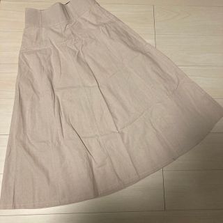 ナチュラルクチュール(natural couture)のナチュラルクチュール♡リネン台形ハイウエストスカート(ロングスカート)