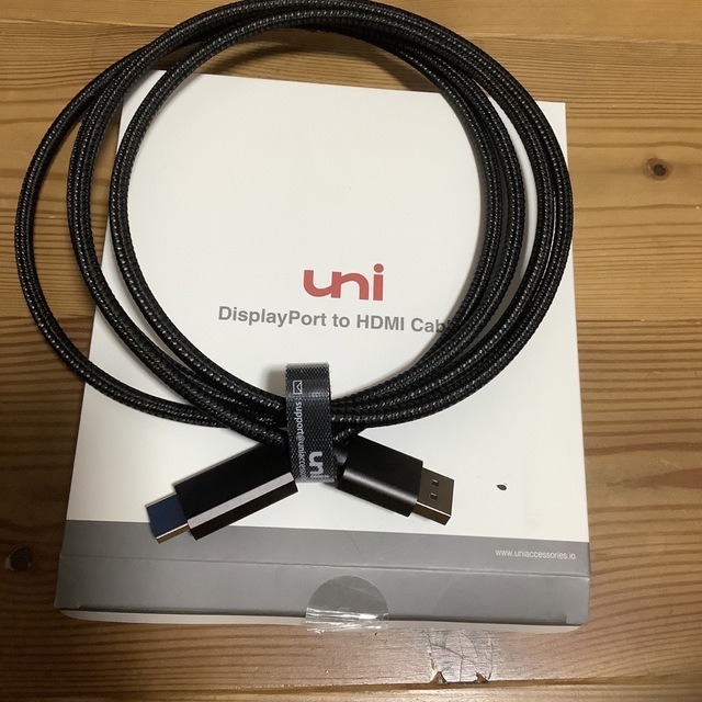 UNi HDMI 変換 ケーブル DisplayPort 4K 2M Dell スマホ/家電/カメラのテレビ/映像機器(映像用ケーブル)の商品写真