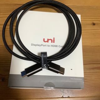 UNi HDMI 変換 ケーブル DisplayPort 4K 2M Dell(映像用ケーブル)