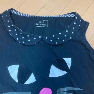 ルルギネス(LULU GUINNESS)のルルギネス　ユニクロコラボTシャツ　ネコ　半袖(Tシャツ(半袖/袖なし))