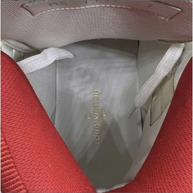 美品 LOUIS VUITTON ハイカットスニーカー リヴォリ 白赤