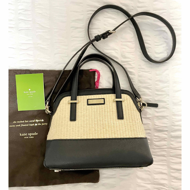 kate spade new york(ケイトスペードニューヨーク)の♠️即納】kate spade ケイトスペード ハワイ限定 2way ショルダー レディースのバッグ(かごバッグ/ストローバッグ)の商品写真