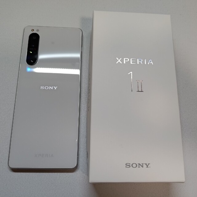 SONY スマートフォン XPERIA 1 II simfree ホワイトホワイトストレージ容量合計