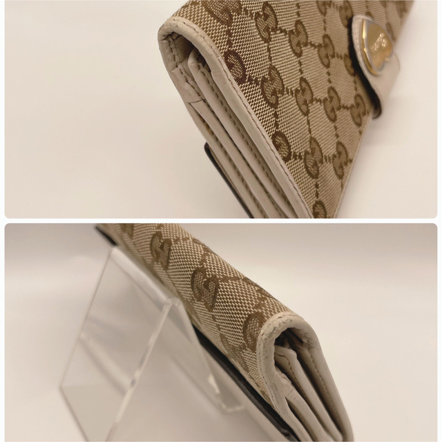 Gucci(グッチ)の【GUCCI】グッチ 長財布 Wホック GGキャンバス ベージュ キャンバス  レディースのファッション小物(財布)の商品写真