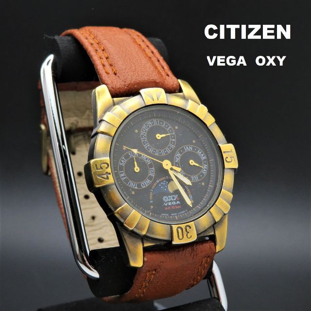 CITIZEN - CITIZEN VEGA OXY トリプルカレンダー ムーンフェイズ
