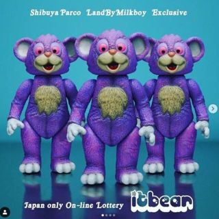 MILKBOYTOYS THE IT BEAR PURPLE 渋谷PARCO