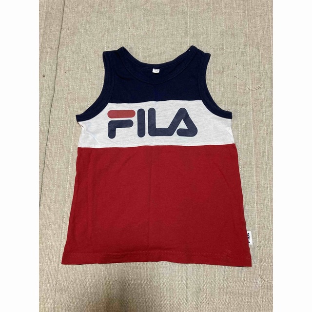 FILA(フィラ)のFILA タンクトップ　キッズ　110サイズ キッズ/ベビー/マタニティのキッズ服男の子用(90cm~)(Tシャツ/カットソー)の商品写真