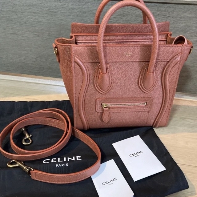 celine - 売れました。新品、未使用 セリーヌ人気のナノラゲージバッグ