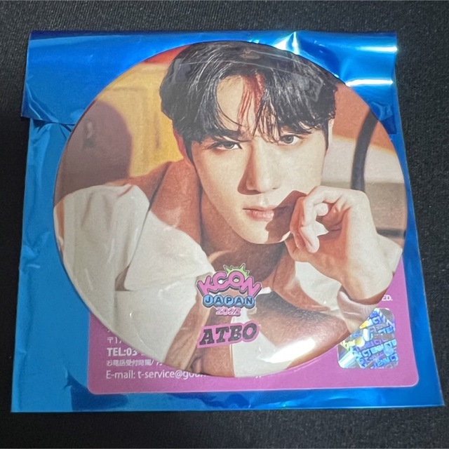 KCON CAFE 2023カフェ ATBO ジュンミン JUNMIN 缶バッジの通販 by