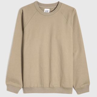 ギャップ(GAP)のGAP ドライ フレンチテリー クルースウェット カプチーノ(スウェット)