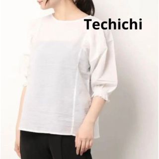 テチチ(Techichi)のTechichi  袖ボリュームブラウス ホワイト(シャツ/ブラウス(長袖/七分))