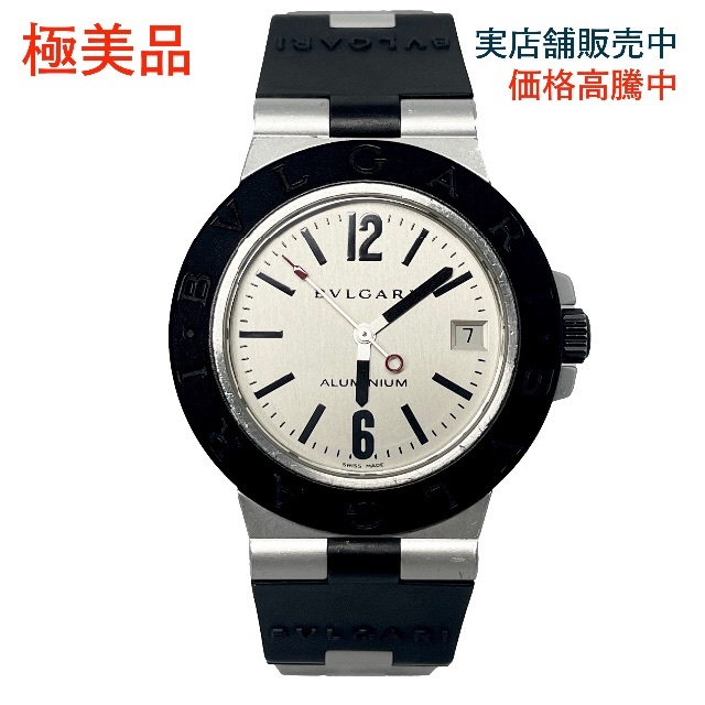 大人気 - BVLGARI BVLGARI 腕時計 自動巻き【黒・シルバー】 AL38A