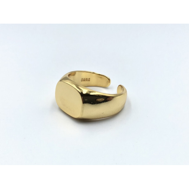シルバーアクセサリー デザインリング カレッジリング シルバー925 16A メンズのアクセサリー(リング(指輪))の商品写真