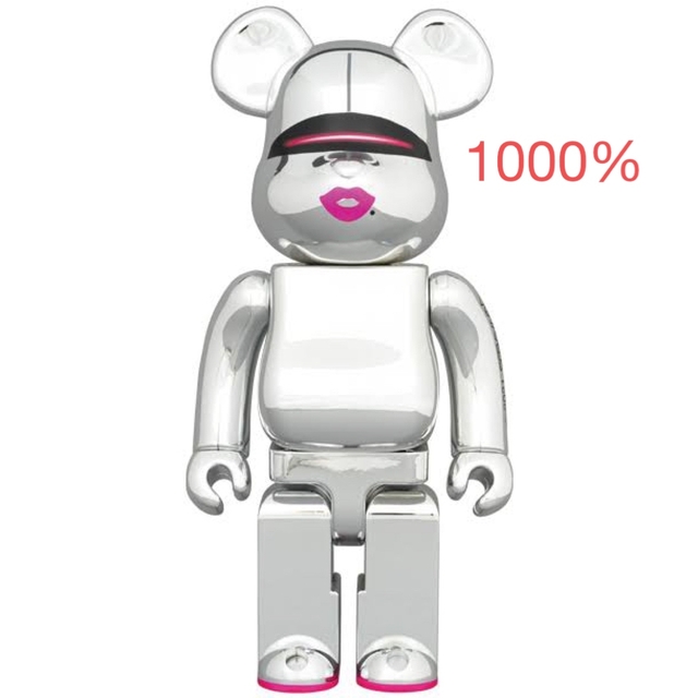 BE@RBRICK SORAYAMA 2G SILVER Ver. 1000％