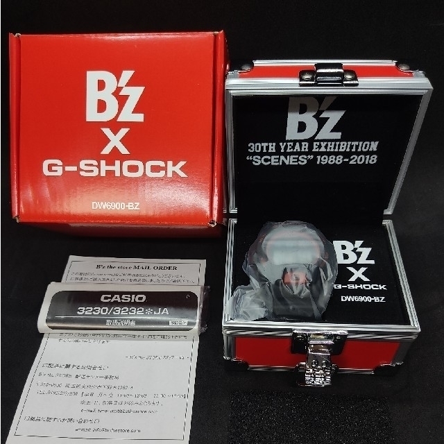 G-SHOCK - 新品 B'z 30周年 SCENES G-SHOCK DW-6900 RED 赤の通販 by ...