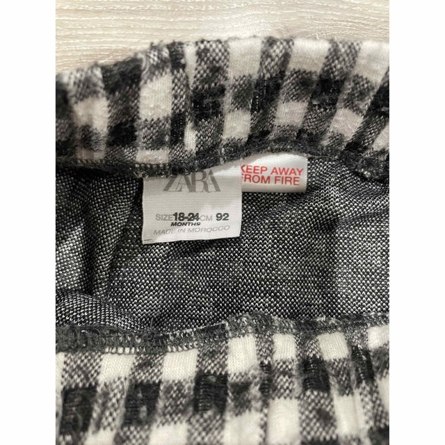 ZARA KIDS(ザラキッズ)のZARA BABY ザラベイビー ギンガムチェックパンツ キッズ/ベビー/マタニティのキッズ服男の子用(90cm~)(パンツ/スパッツ)の商品写真