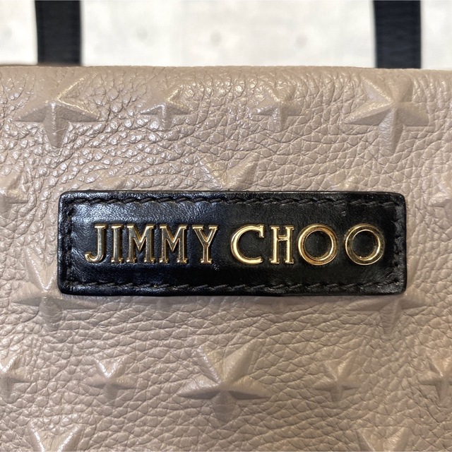 極美品】JIMMY CHOO SOFIA/S モカ エンボススタートートバッグ お得