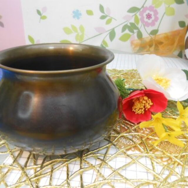 送料無料)2.000円 中古池坊花器 青銅製 約500g 優雅重厚感の通販 送料無料)2.000円 中古池坊花器 青銅製 約500g 優雅重厚感の通販