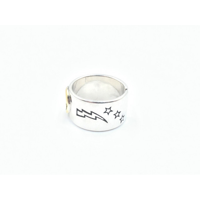 シルバーアクセサリー デザインリング カレッジリング シルバー925 5A メンズのアクセサリー(リング(指輪))の商品写真