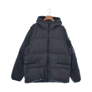 STONE ISLAND ダウンジャケット/ダウンベスト L 黒 | tradexautomotive.com