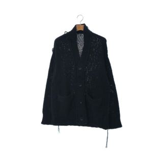 サカイ(sacai)のsacai サカイ カーディガン 1(S位) 黒 【古着】【中古】(カーディガン)