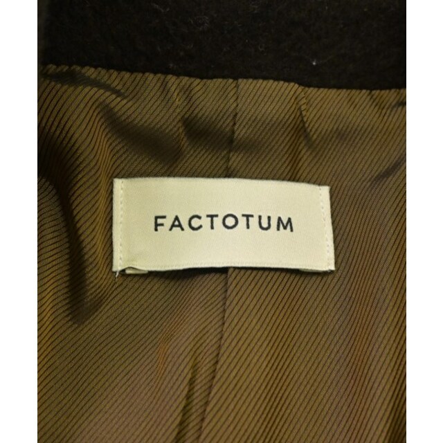 FACTOTUM - FACTOTUM ファクトタム チェスターコート 46(M位) 茶