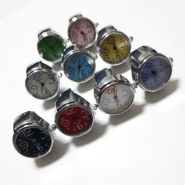 新品　未使用　指輪　時計　シンプル　9色セット  19